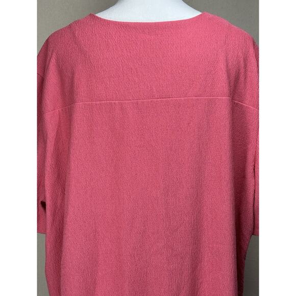 Southern Lady 3XL Pink With Embroidered Accents 100% Polyester Spring Summer - Picture 7 of 12